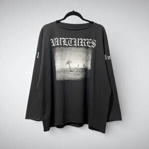 Authentic YZY x Gosha Vultures Volume 1 Long Sleeve T-Shirt Black Kanye West 3